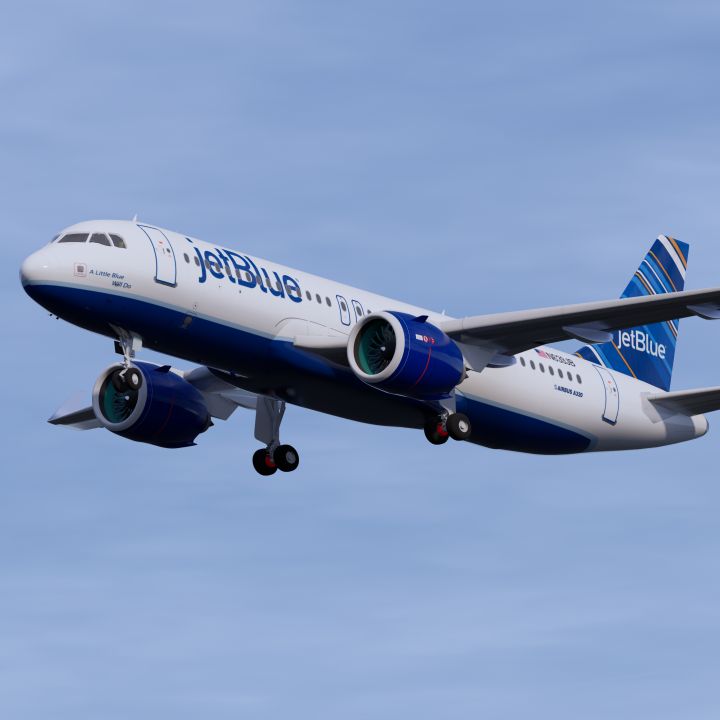 JetBlue A320 NEO 3d models