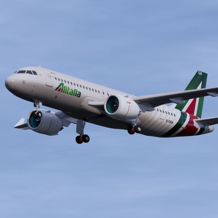 Alitalia A320 NEO 3d models