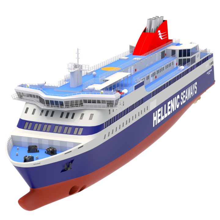 Hellenic Seaways Nissos Mykonos 3d models
