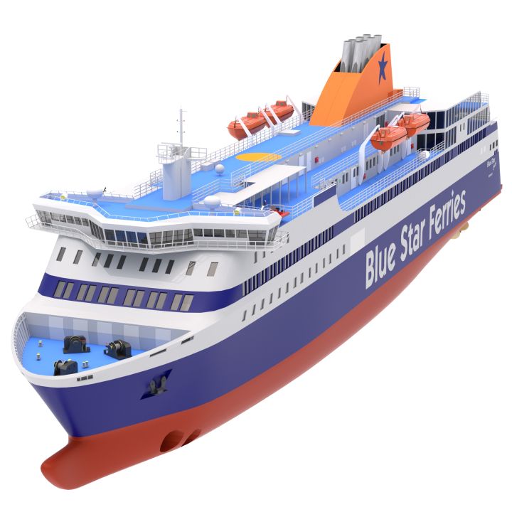 Blue Star Chios 3d models
