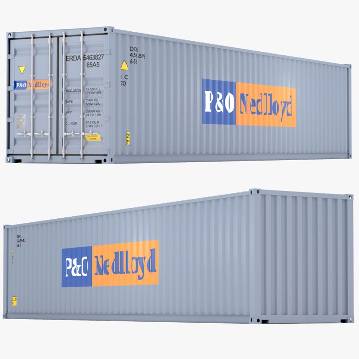 PO Nedlloyd Shipping Container 3d models