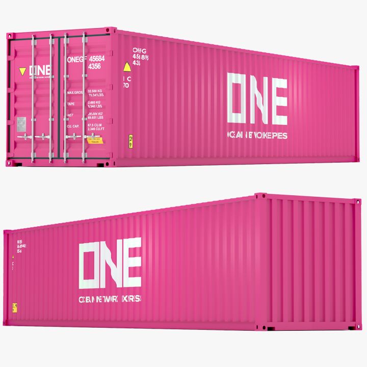 One Shipping Container 3d models