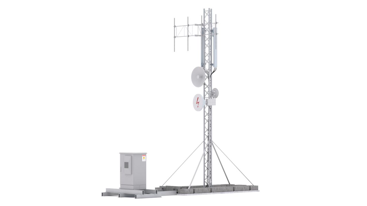 Network Antenna Tower 3d models
