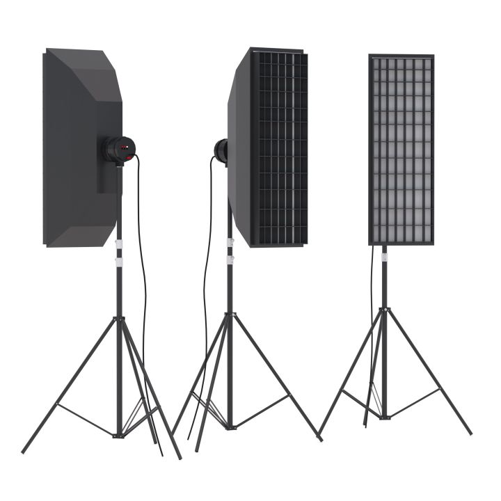Softbox Studio Light 02 3d models