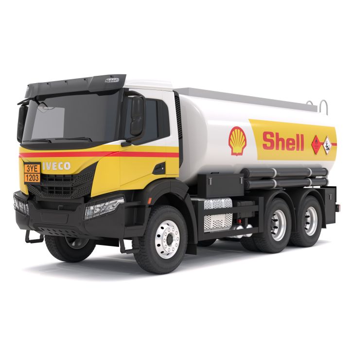 Iveco T-WAY 2021 Shell Fuel Tanker 3d models