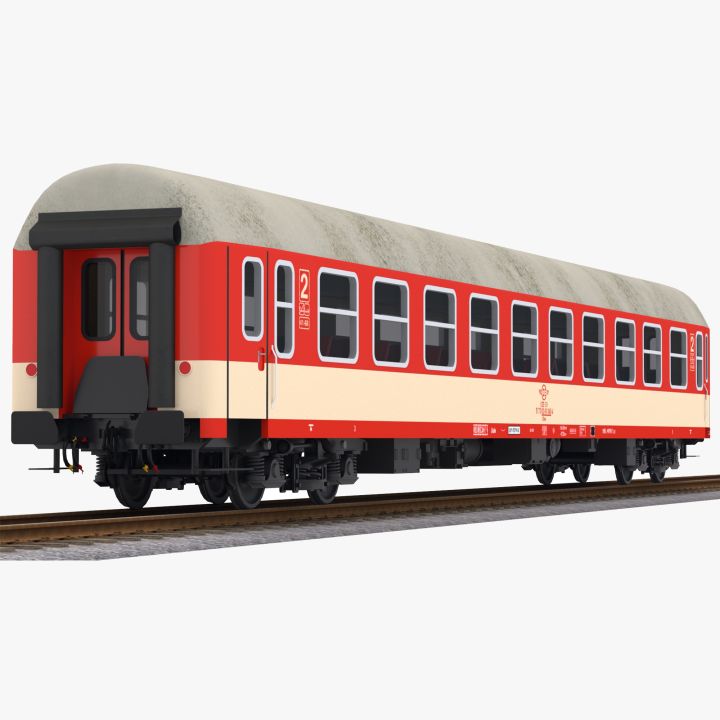 Ose Veb UIC-Y Passenger Train Car 3d models