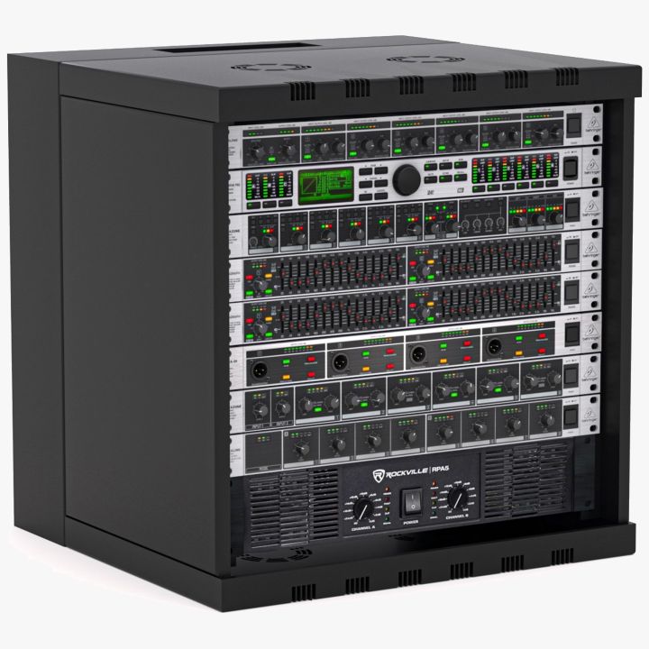 Audio Studio Rack 3d models