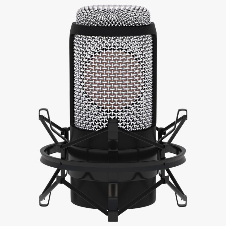 Microphone Studio with Stand 3d models