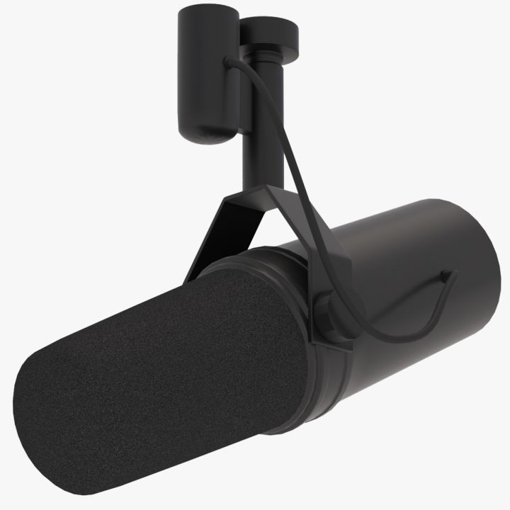 Shure SM7B Microphone 3d models