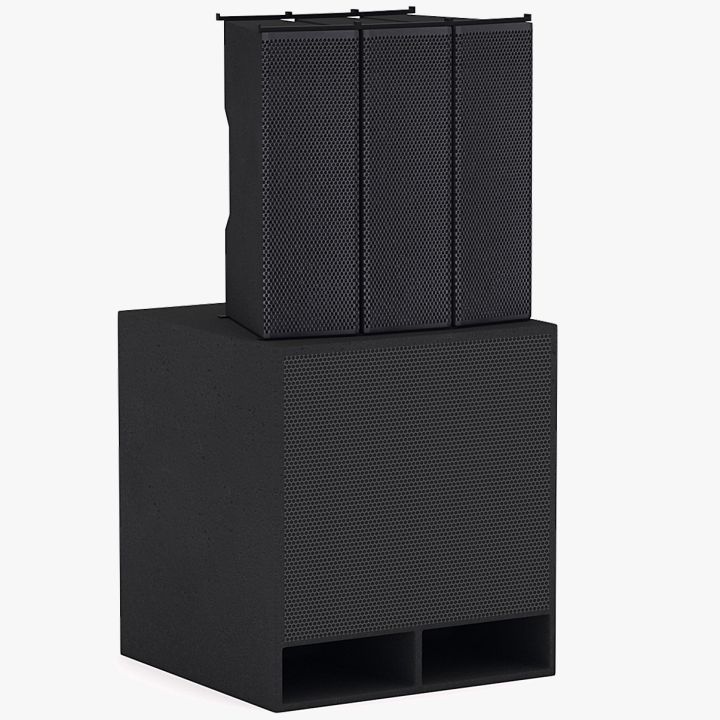 PA Speakers 3d models