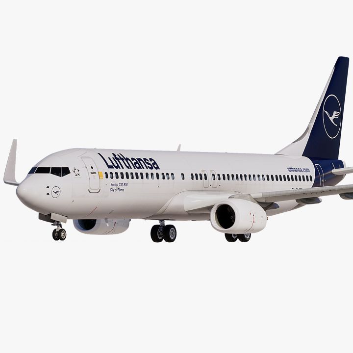 Lufthansa Boeing 737-800 3d models