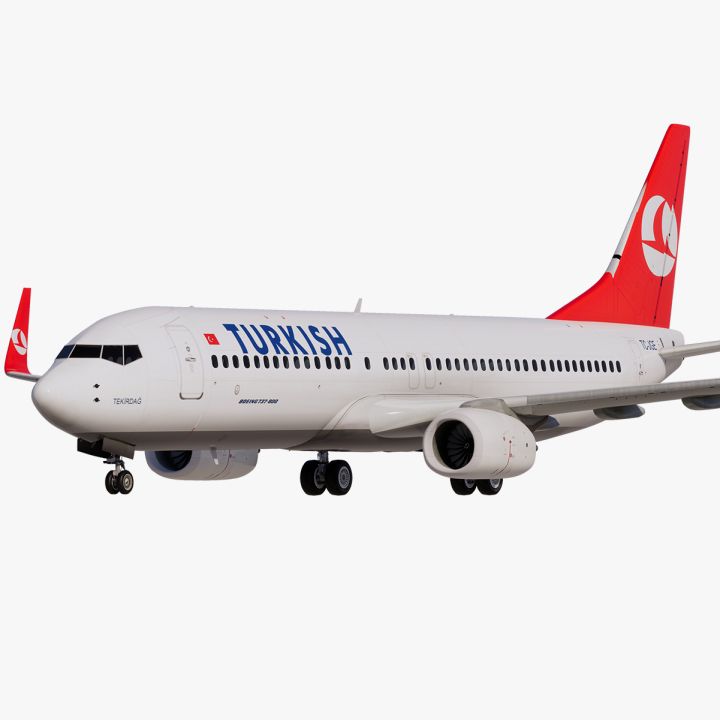 Turkish Airlines Boeing 737-800 3d models