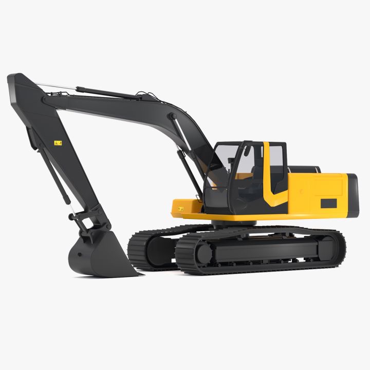 Tracked Excavator Generic 3d models