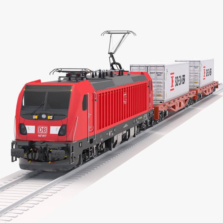 Bombardier TRAXX AC3 DB Cargo 3d models