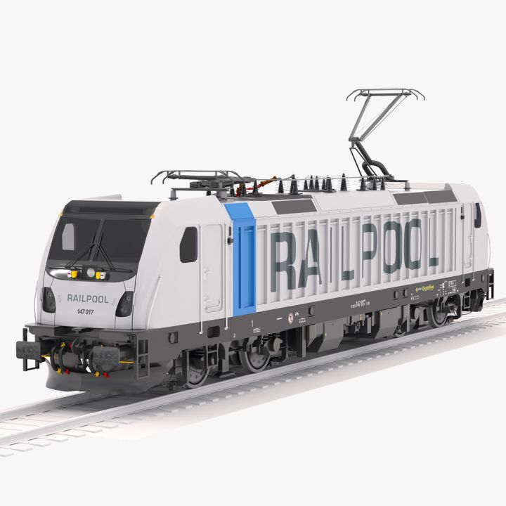 Bombardier TRAXX AC3 Railpool Locomotive 3d models