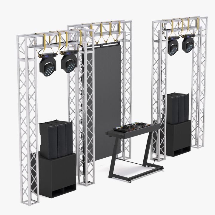 Dj Booth Stage 3d models