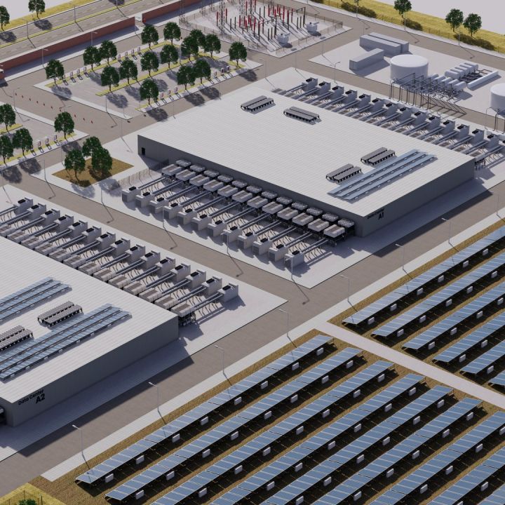 Google Data Center Building with Interior 3d models