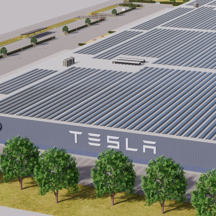Tesla Giga Factory 3d models