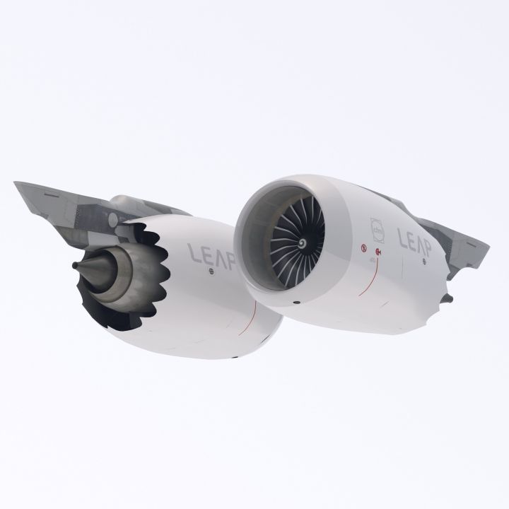 Jet Engine CFM LEAP 3d models