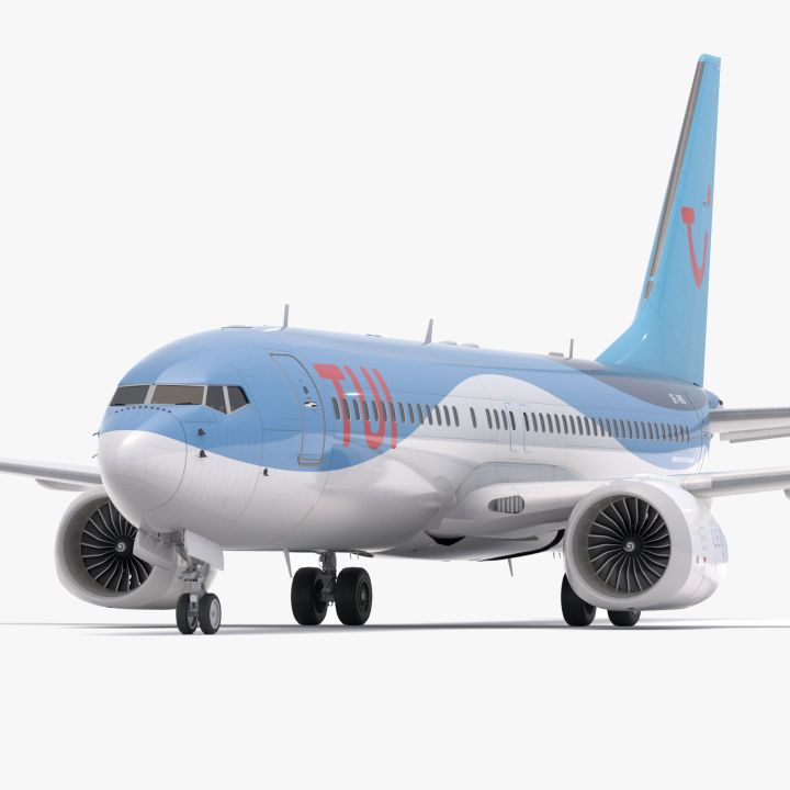 Boeing 737-800 MAX Tui Airlines 3d models