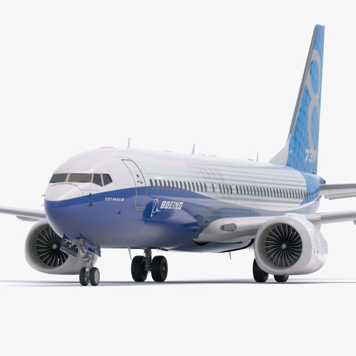 Boeing 737-800 MAX House Livery 3d models