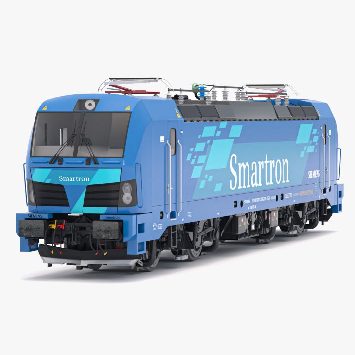 Siemens Smartron Electric Locomotive 3d models