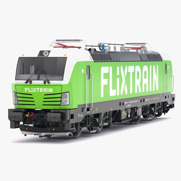 Siemens Vectron Flixtrain 3d models