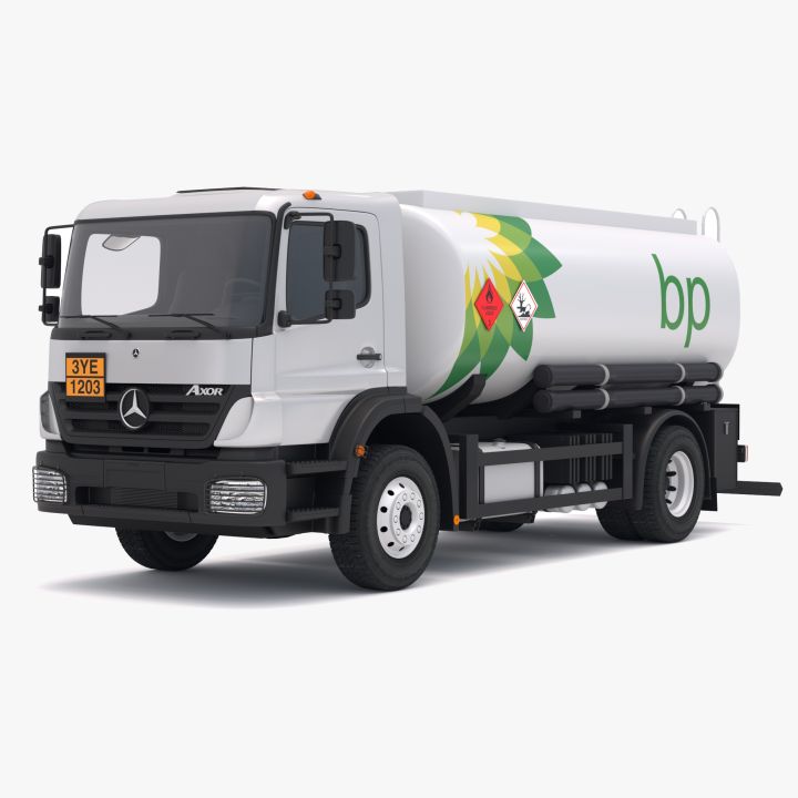 Mercedes-Benz Axor BP Truck Tanker 3d models