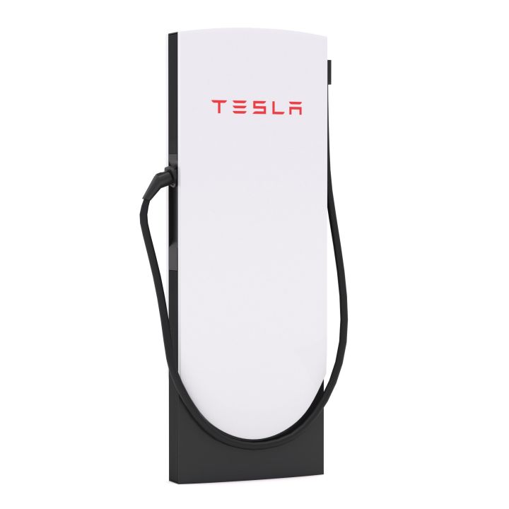 Tesla Supercharger V4 3d models