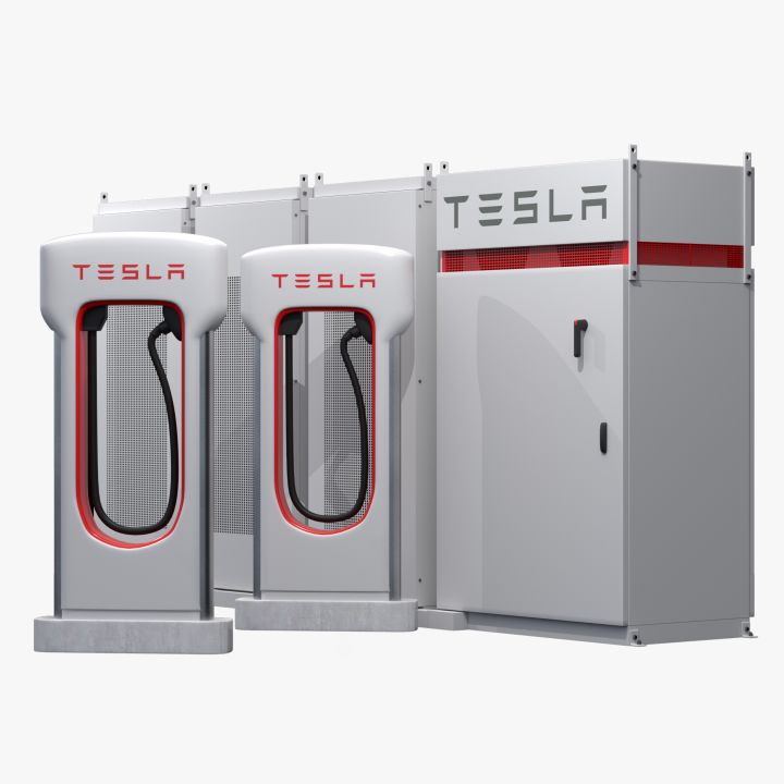 Tesla Storage System and Charger 3d models