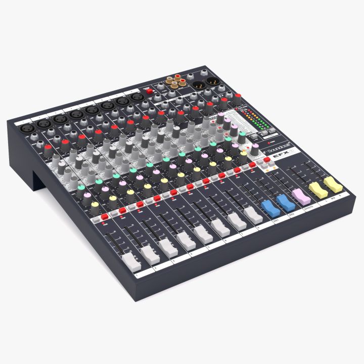 Soundcraft EFX8 Mixing Console 3d models