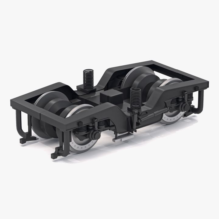 Train Wheel Bogie 3d models