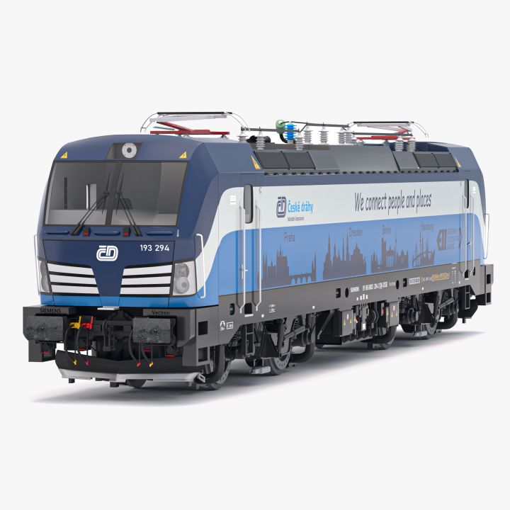 Siemens Vectron Ceske Drahy 3d models