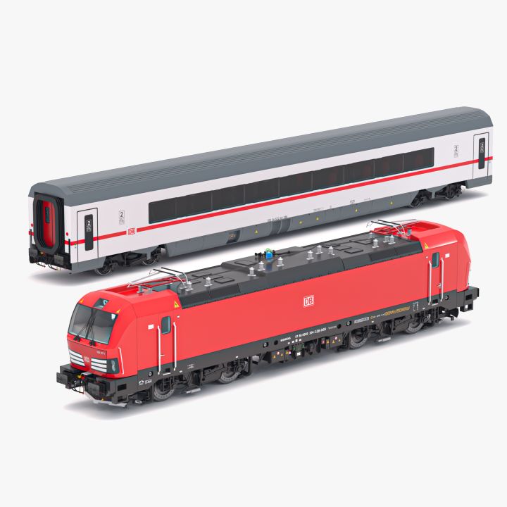 Passenger Train DB Collection 1 3d models