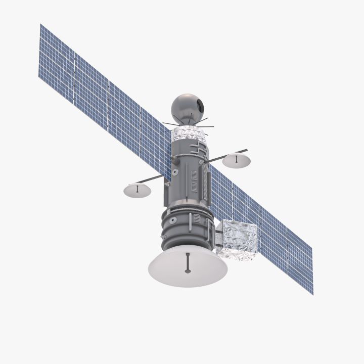 Weather Satellite 1 3d models