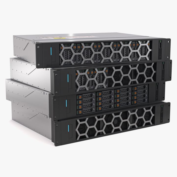 Data Storage Server Collection 3d models