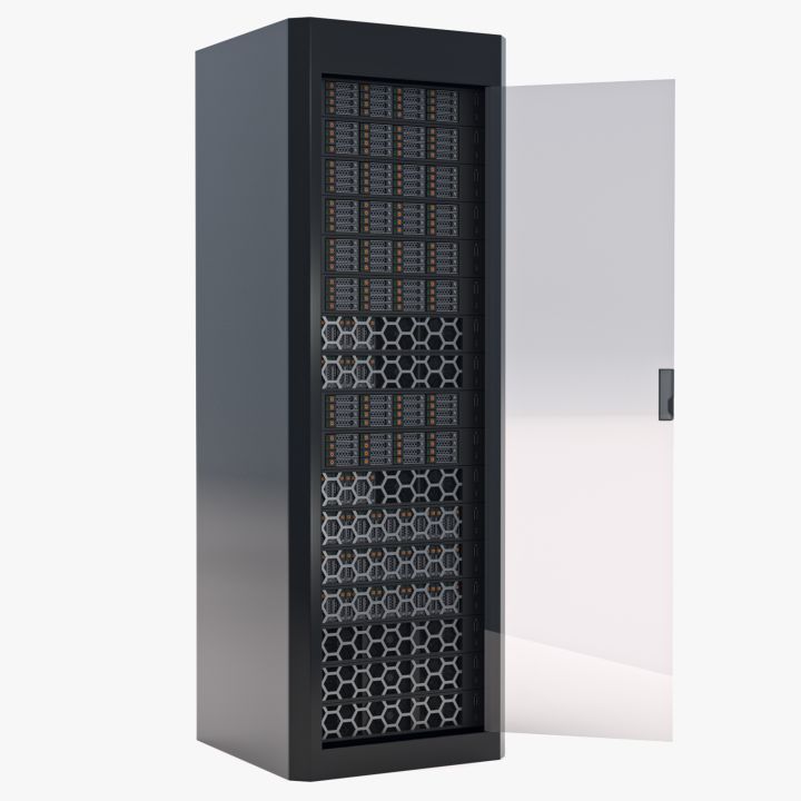 Data Server Rack 3d models