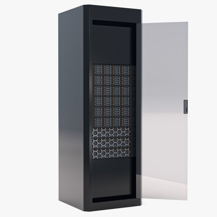 Data Server Rack 2 3d models