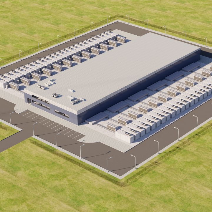 Data Center Building 3d models