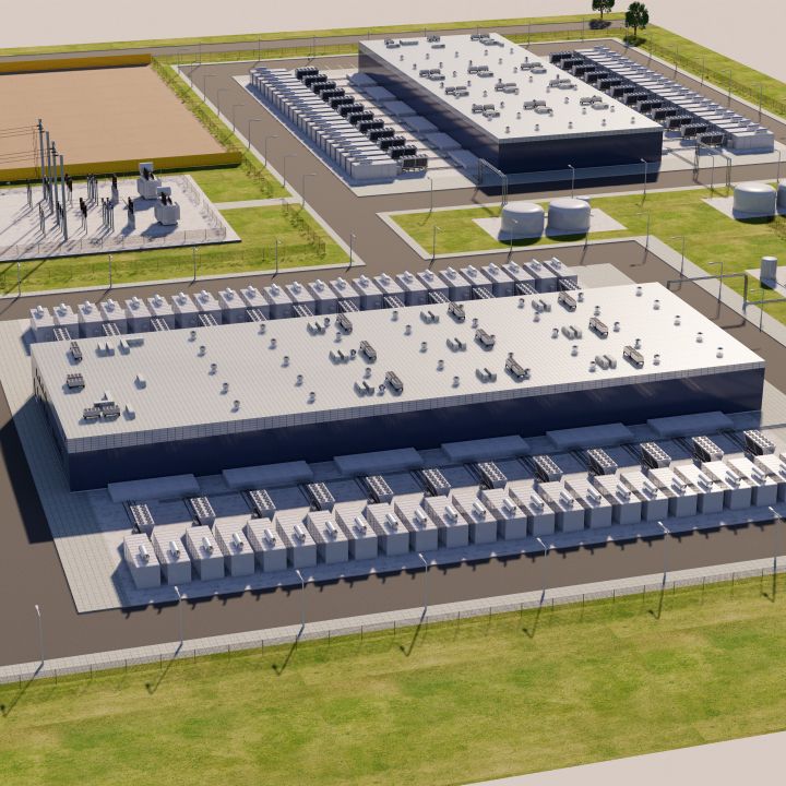 Google Data Center Area 3d models
