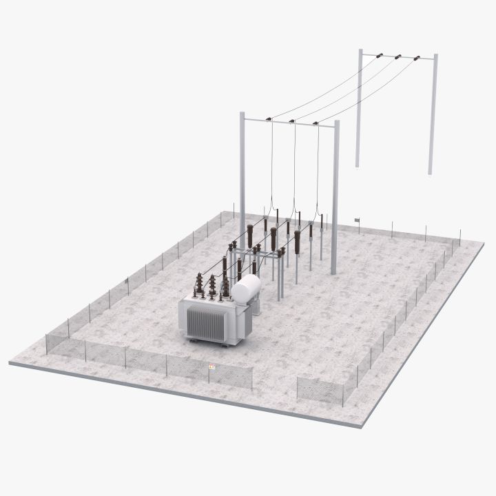 Electrical Substation 3d models