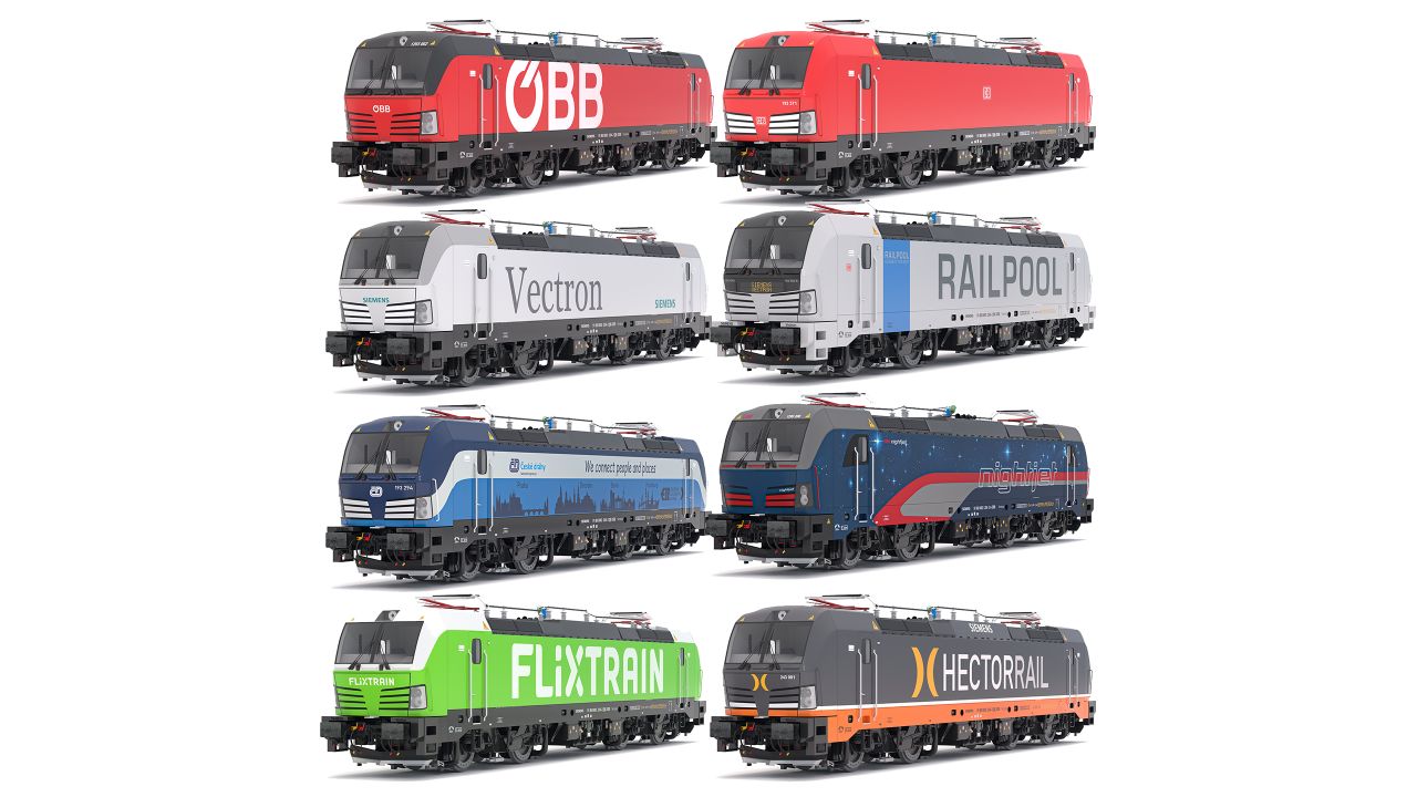 Siemens Vectron Collection 1 3d models