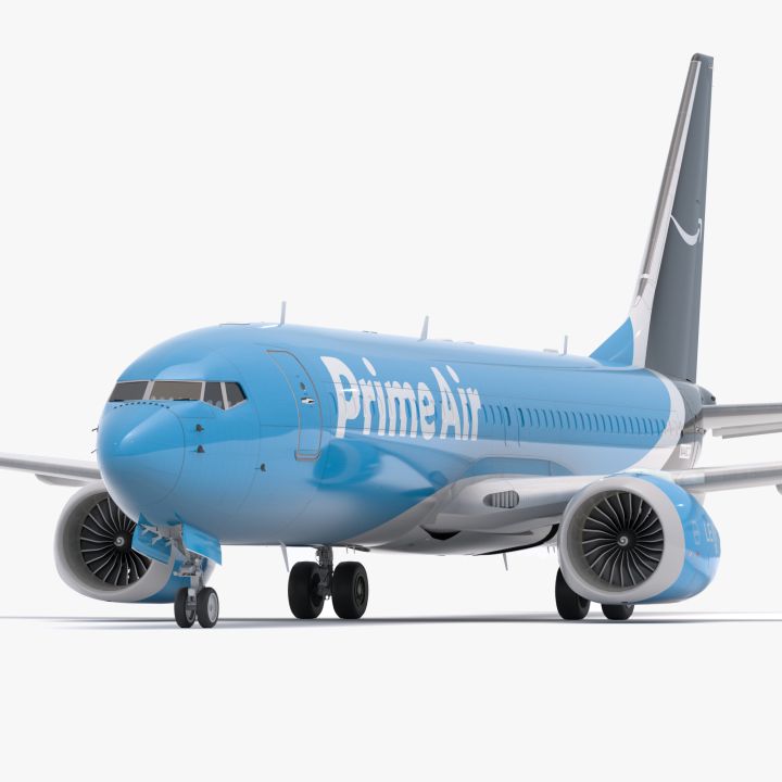 Boeing 737-800 MAX Prime Air Amazon 3d models