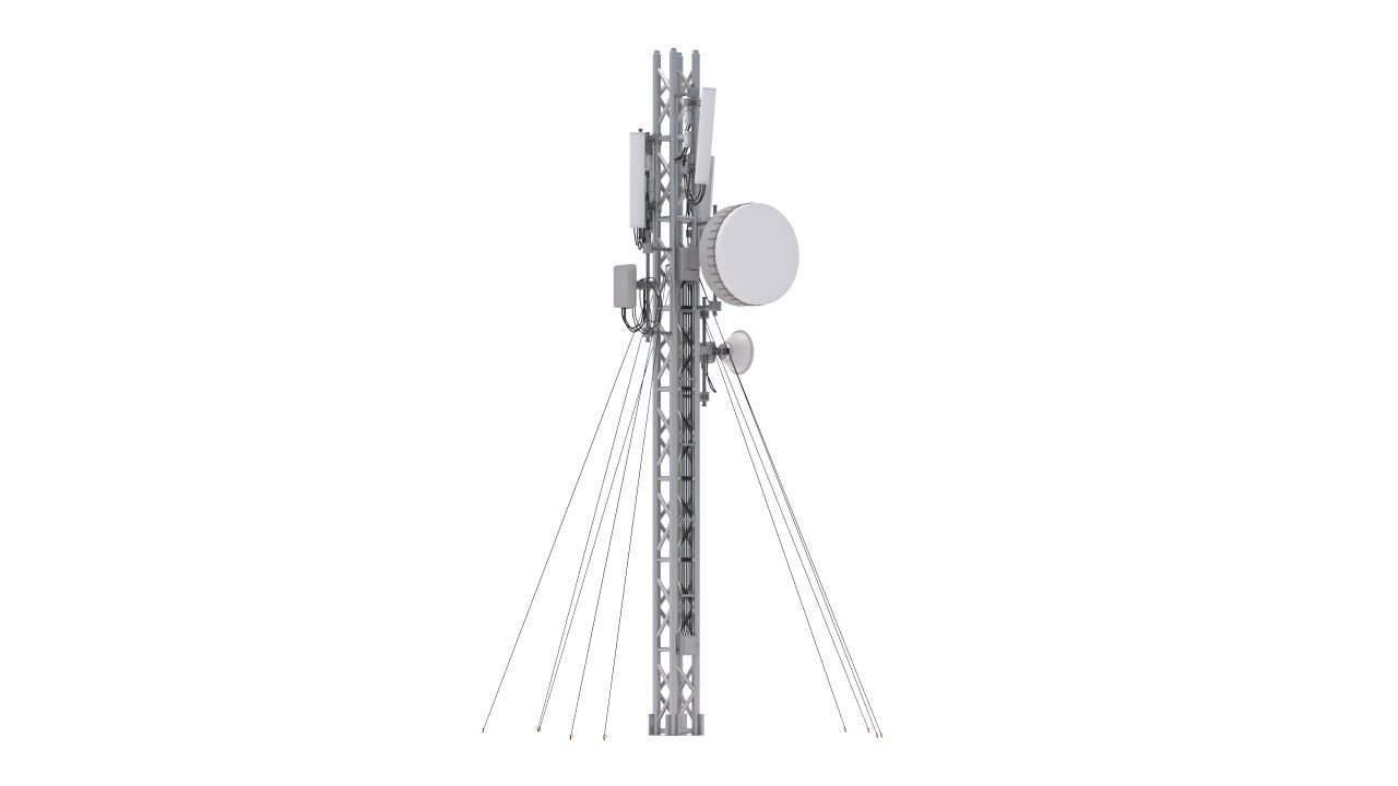 Cell Tower Station 3d models