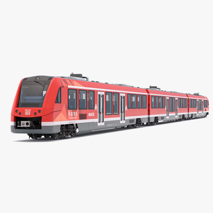 DB Regio Alstom Coradia LINT 81 Train 3d models