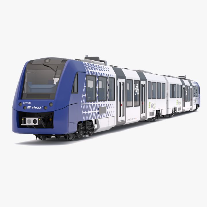 Vlexx Alstom Coradia LINT 54 Train 3d models