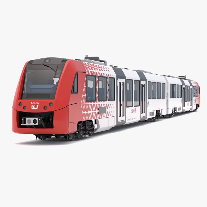 DB Regio Sudwest Alstom Coradia LINT 54 Train 3d models